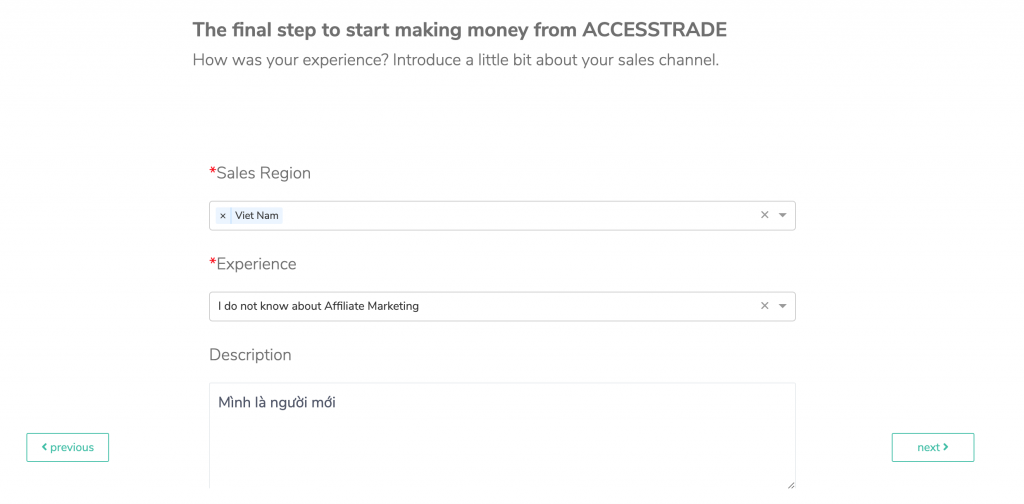 Hướng dẫn kiếm tiền với Accesstrade 6