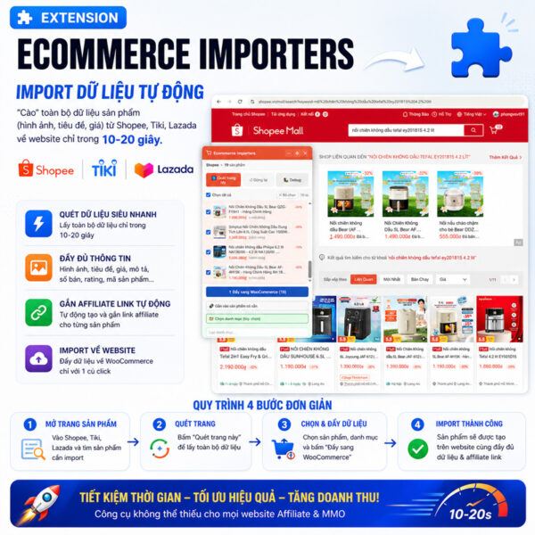 Plugin Tạo Link Affiliate: Giải Pháp Xây Website Affiliate Chuyên Nghiệp